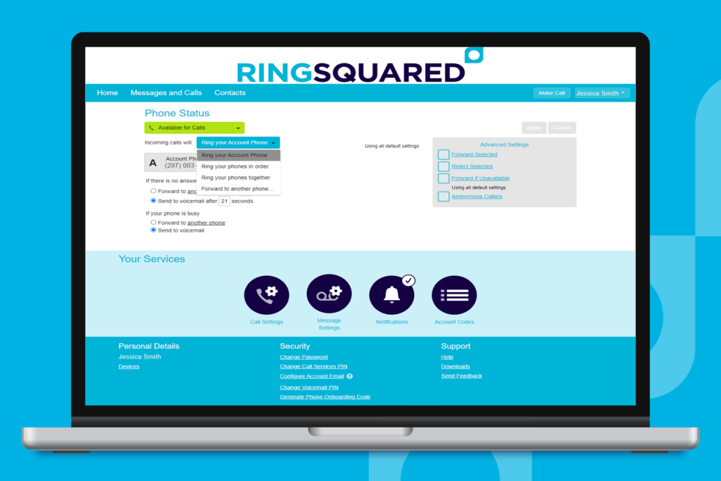 Update Your RingSquared Account Incoming Calls Setting